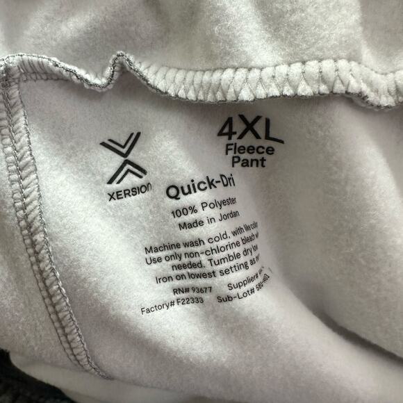 Xersion Pants Mens 4XL Big & Tall Jogger Fit Heather Gray Quick Dri Straight Leg - Picture 2 of 7